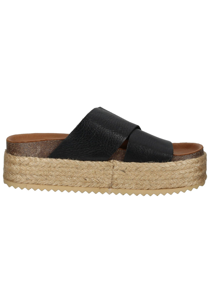 Inuovo Pantoletten Leder Schwarz