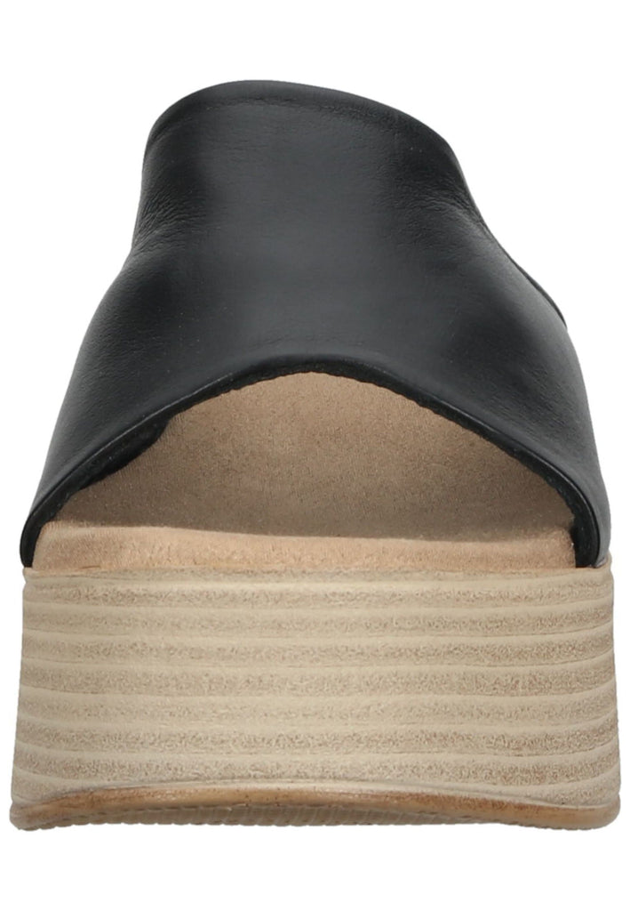 Inuovo Pantoletten Leder Schwarz