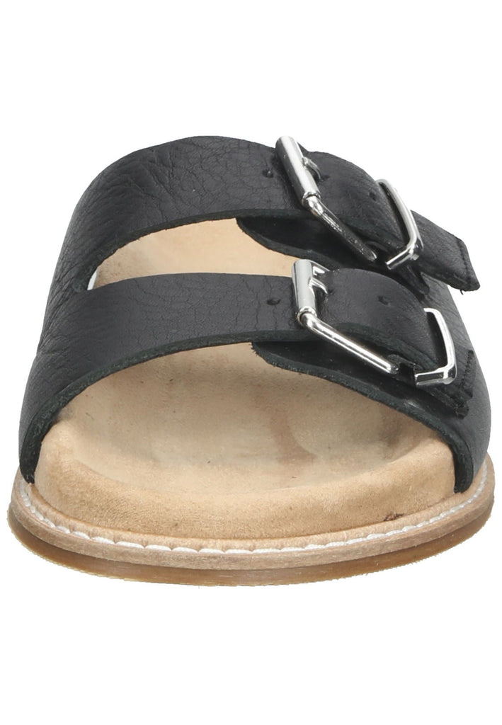 Inuovo Pantoletten Leder Schwarz