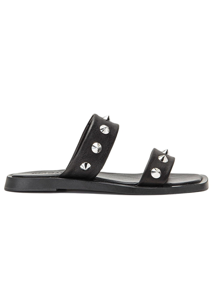 Inuovo Pantoletten Leder Schwarz