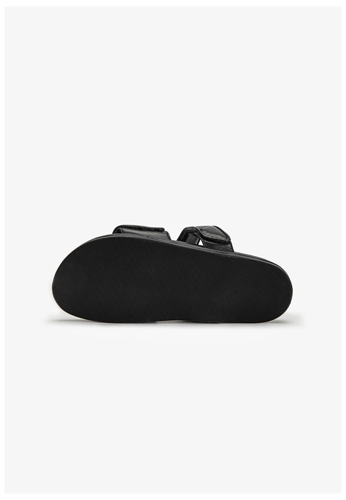 Inuovo Pantoletten Leder Schwarz