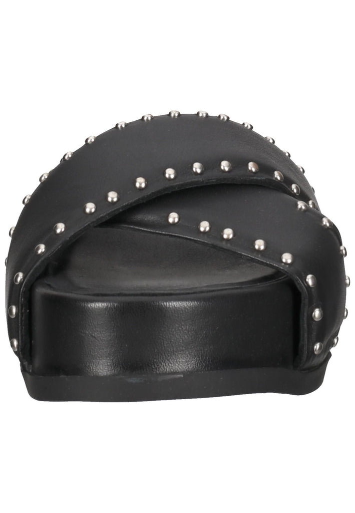 Inuovo Pantoletten Leder Schwarz