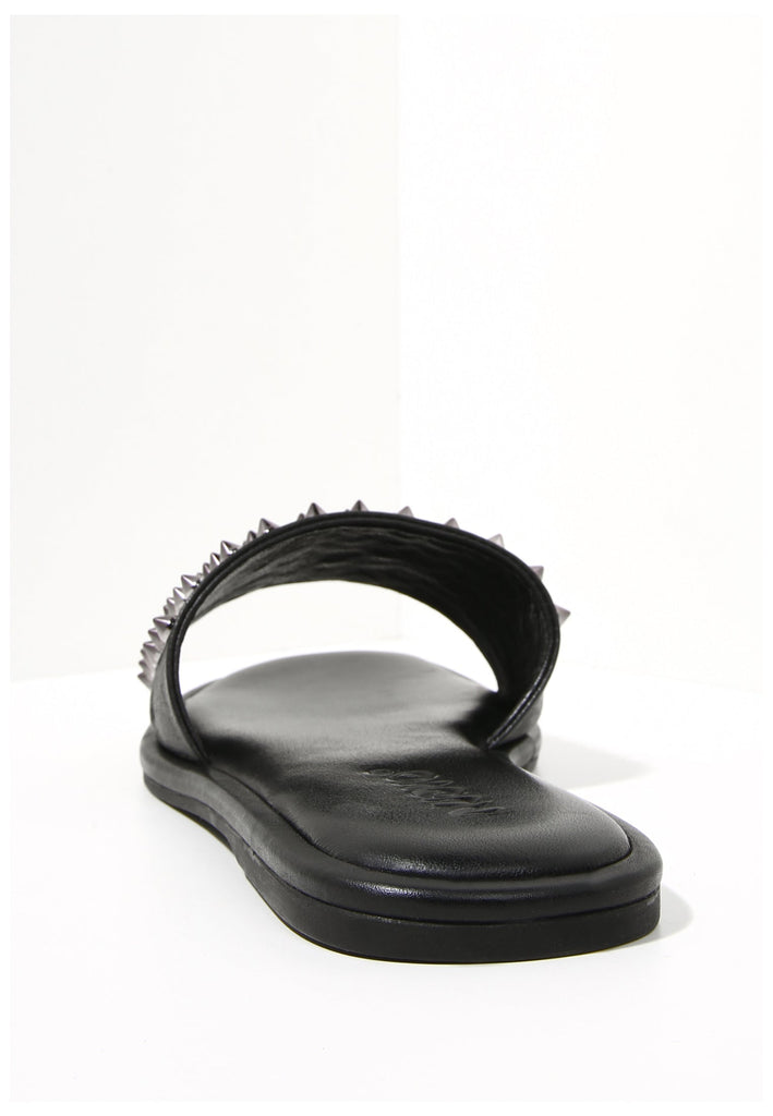 Inuovo Pantoletten Leder Schwarz