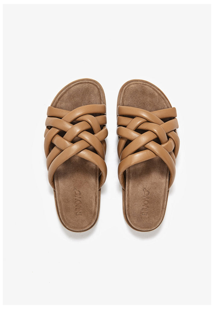 Inuovo Pantoletten Leder Tan