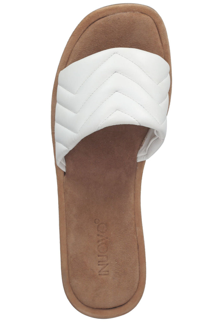 Inuovo Pantoletten Leder Weiß