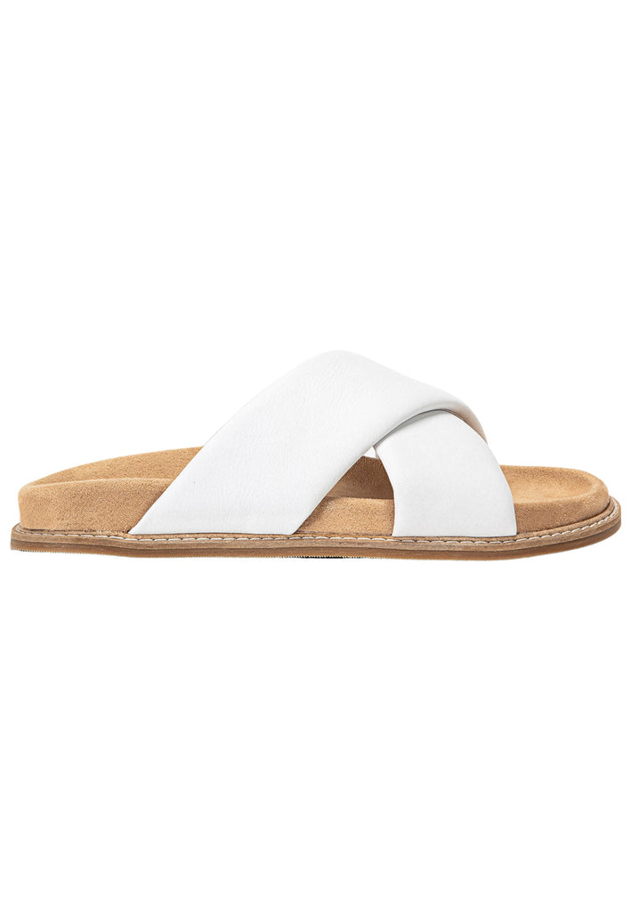 Inuovo Pantoletten Leder Weiß