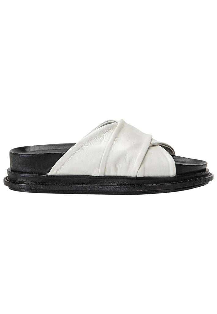 Inuovo Pantoletten Leder Weiß