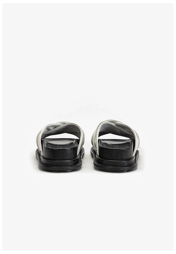 Inuovo Pantoletten Leder Weiß