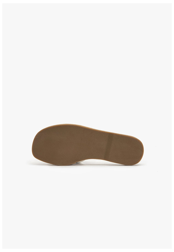 Inuovo Pantoletten Leder Weiß