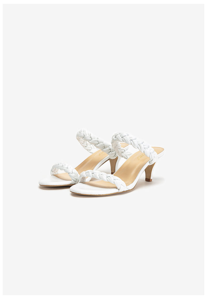 Inuovo Pantoletten Leder Weiß