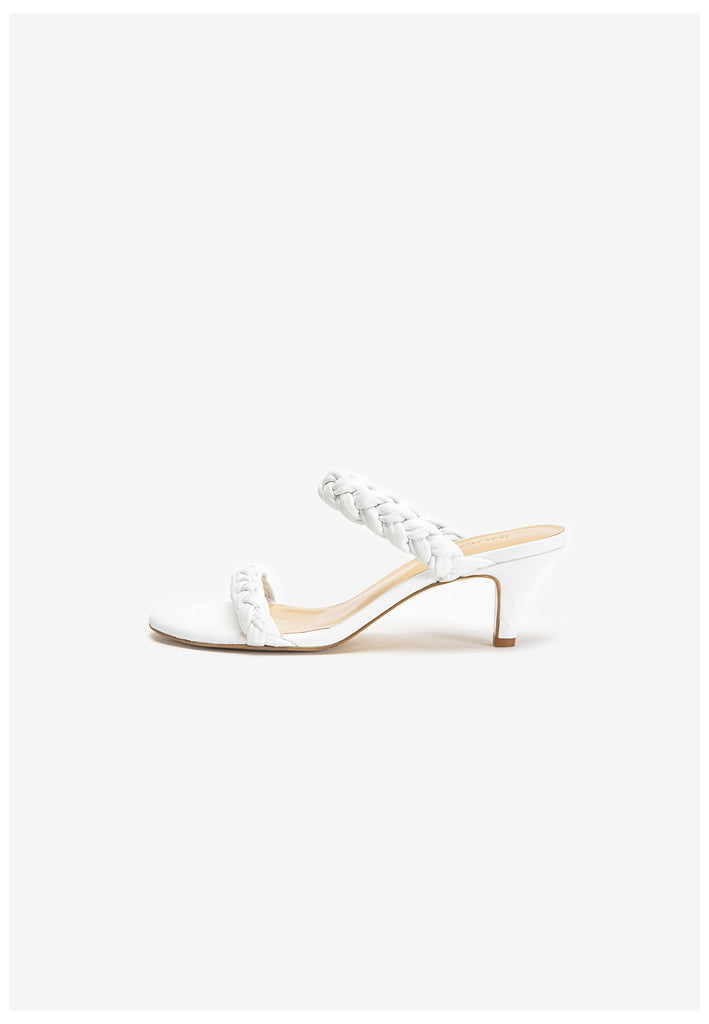 Inuovo Pantoletten Leder Weiß