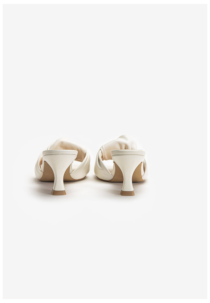 Inuovo Pantoletten Leder Weiß