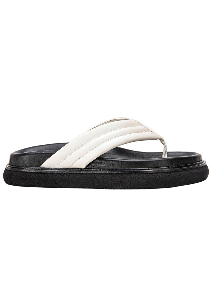 Inuovo Pantoletten Leder Weiß