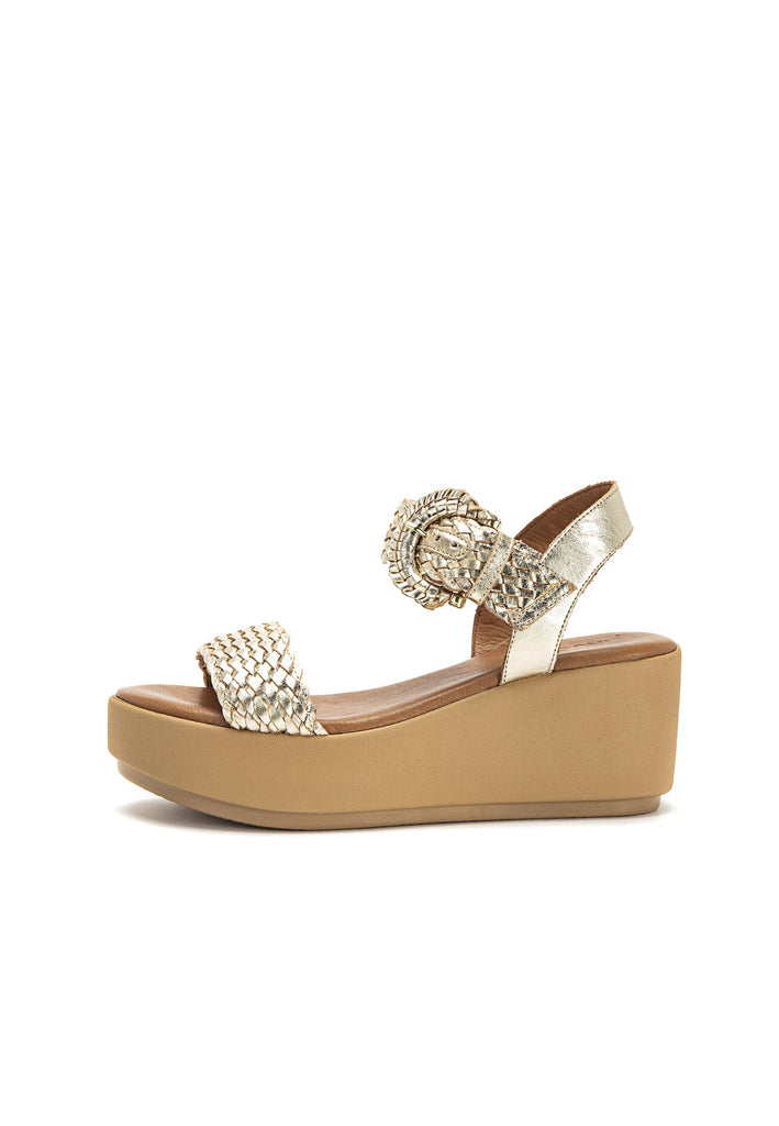 Sandalen Inuovo Sandalen Leder Braun/Gold