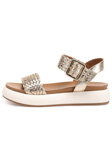 Sandalen Inuovo Sandalen Leder Gold/Beige