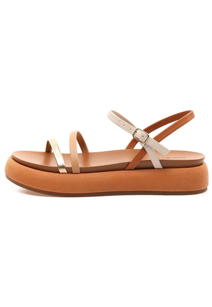 Sandalen Inuovo Sandalen Leder Gold/Beige