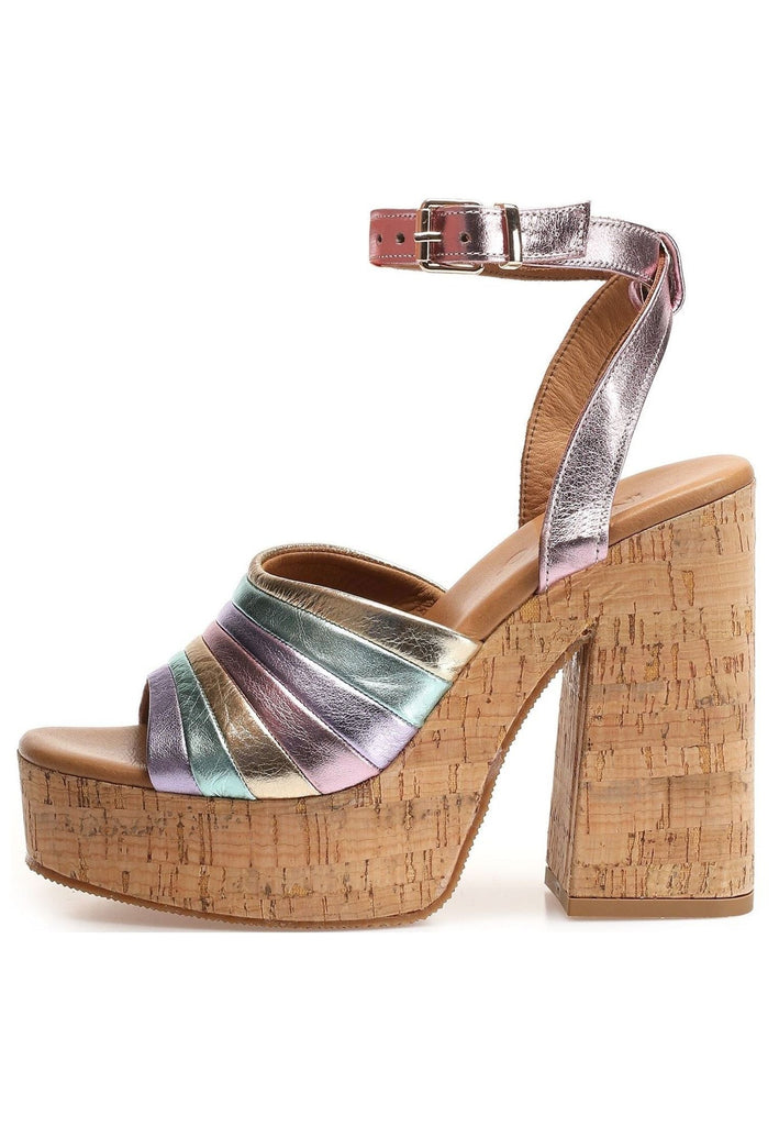 Sandalen Inuovo Sandalen Leder Metallic Rose