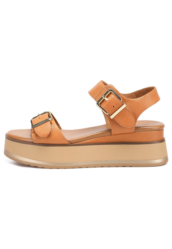 Sandalen Inuovo Sandalen Leder Mittelbraun