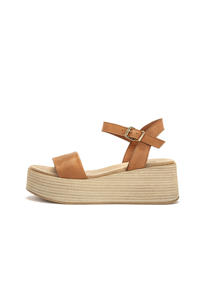 Sandalen Inuovo Sandalen Leder Mittelbraun