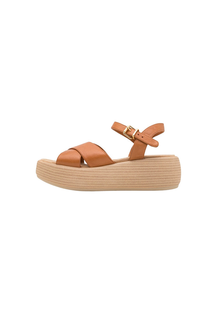 Sandalen Inuovo Sandalen Leder Mittelbraun