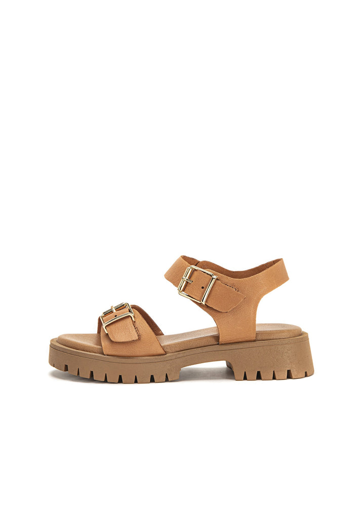 Sandalen Inuovo Sandalen Leder Mittelbraun