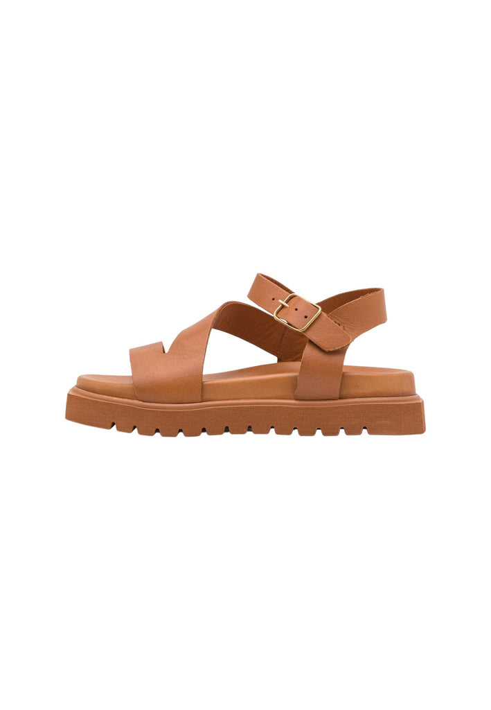 Sandalen Inuovo Sandalen Leder Mittelbraun