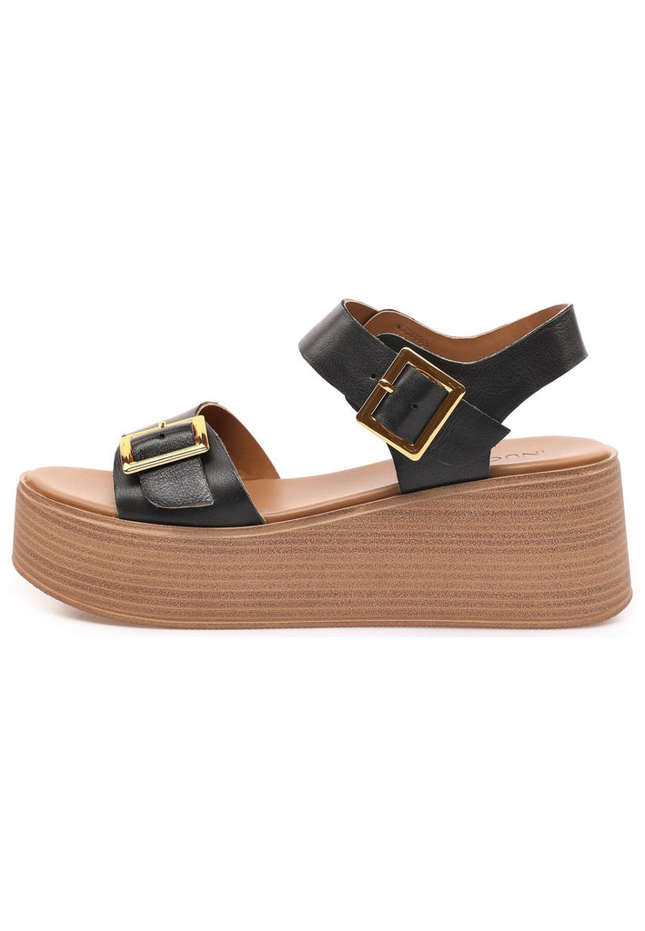 Sandalen Inuovo Sandalen Leder Schwarz