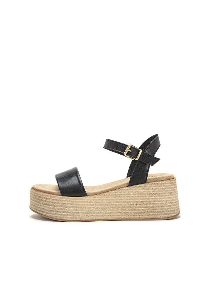 Sandalen Inuovo Sandalen Leder Schwarz