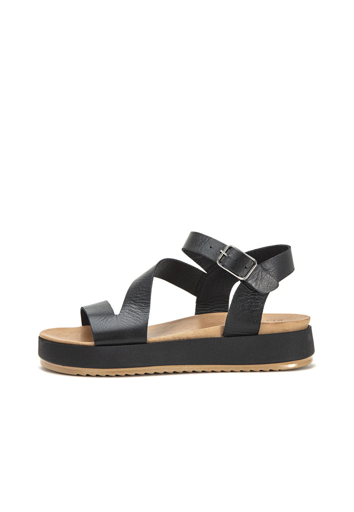 Sandalen Inuovo Sandalen Leder Schwarz