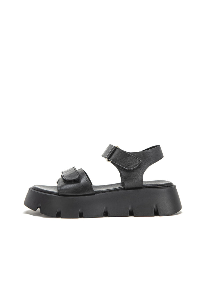 Sandalen Inuovo Sandalen Leder Schwarz