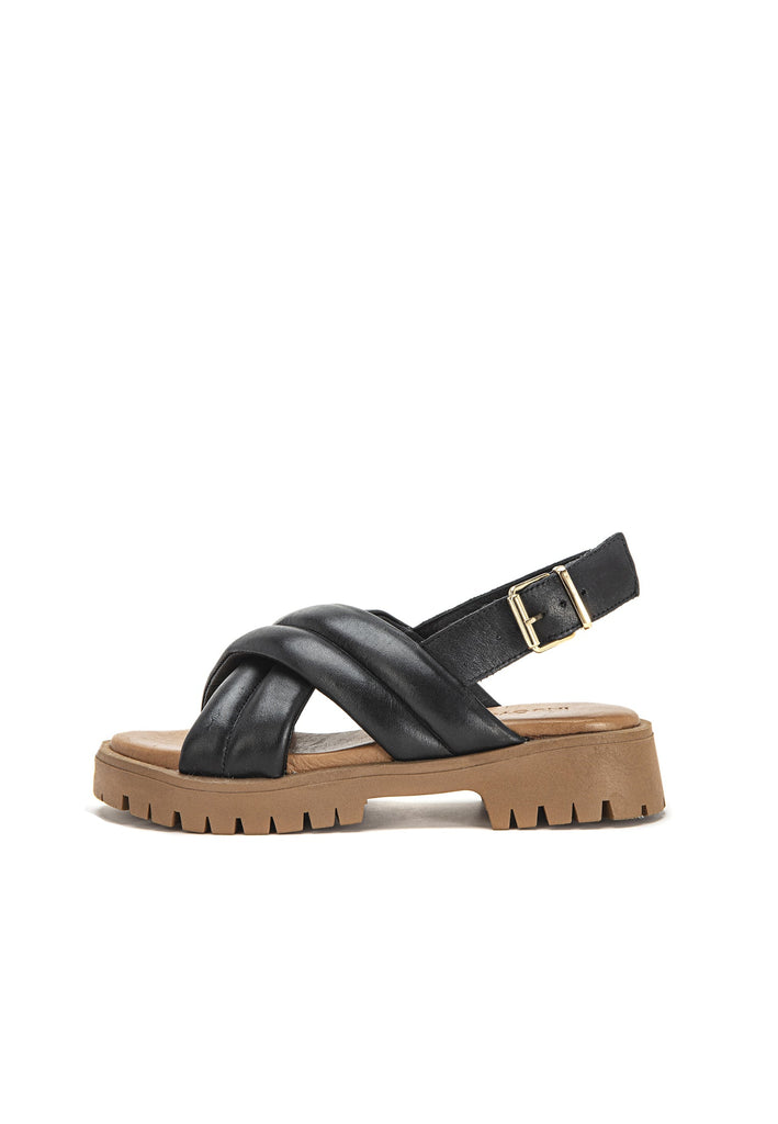 Sandalen Inuovo Sandalen Leder Schwarz