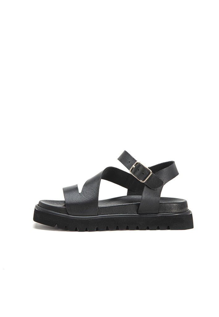 Sandalen Inuovo Sandalen Leder Schwarz
