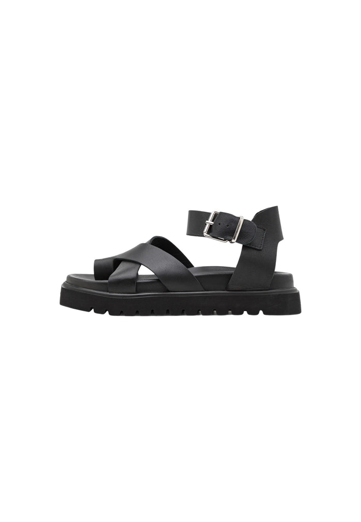 Sandalen Inuovo Sandalen Leder Schwarz