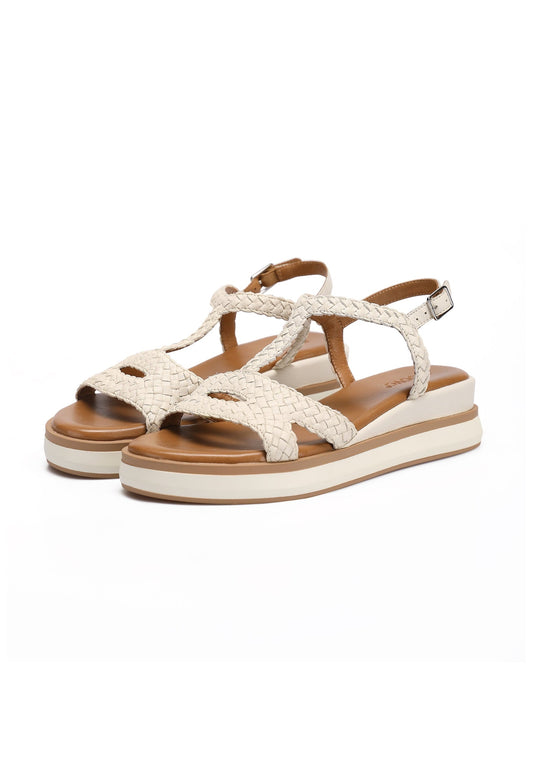 Inuovo Sandalen Leder Crema