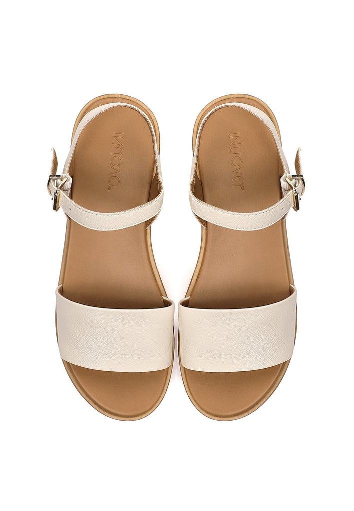 Inuovo Sandalen Leder Crema