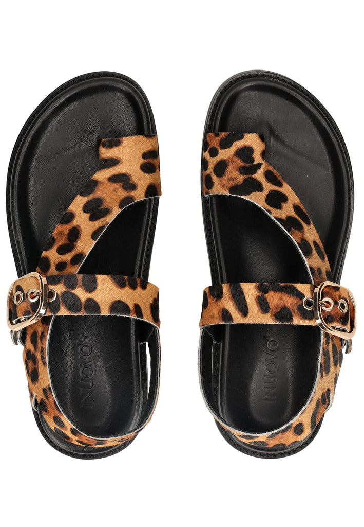 Inuovo Sandalen Leder Leopard