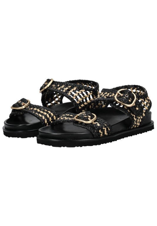 Inuovo Sandalen Leder Schwarz