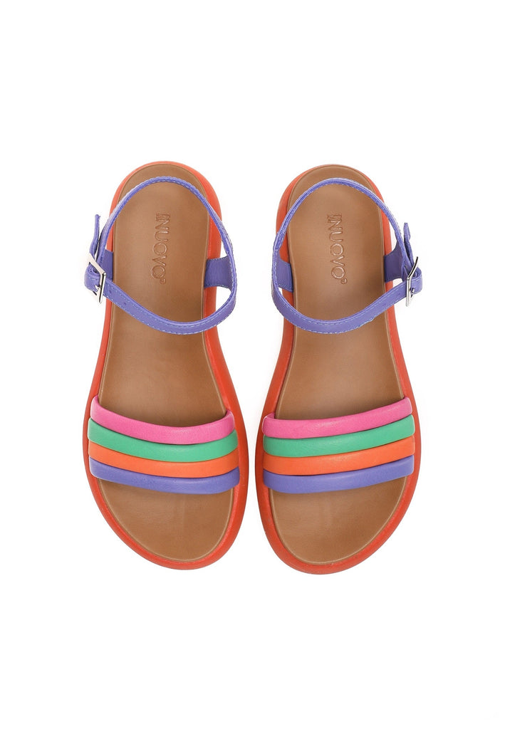 Inuovo Sandalen Leder Violett