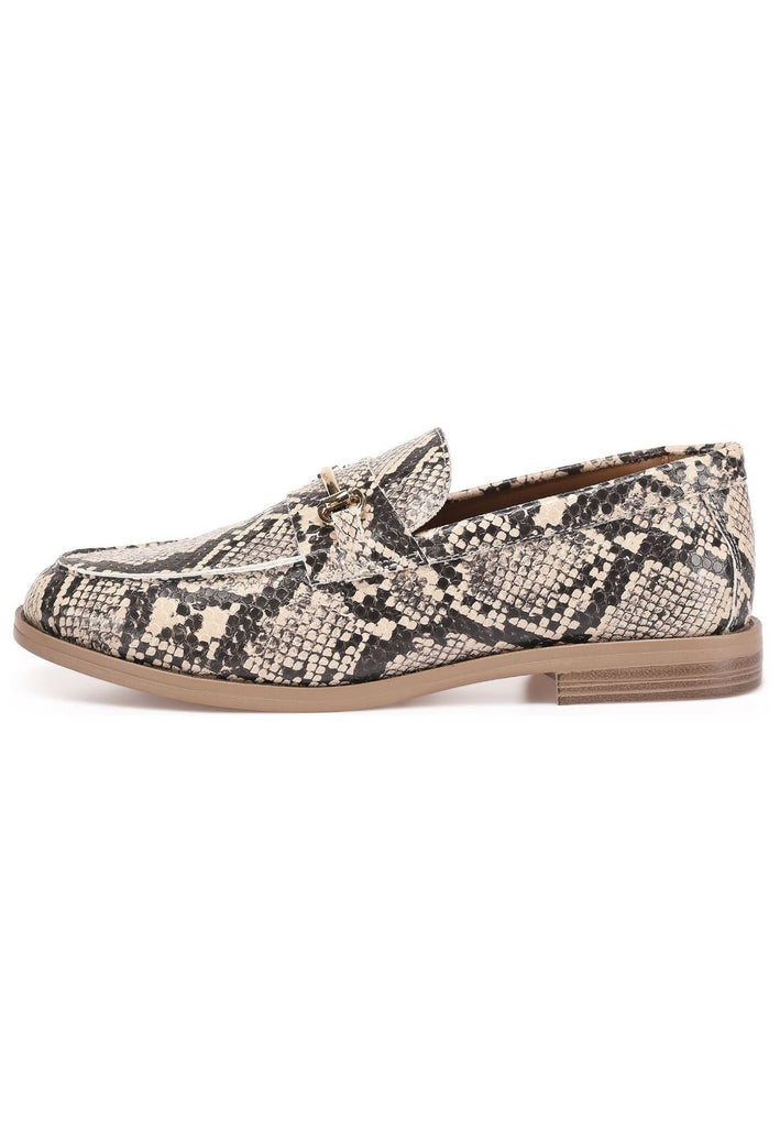 Slipper Inuovo Slipper Leder Beige/Schwarz