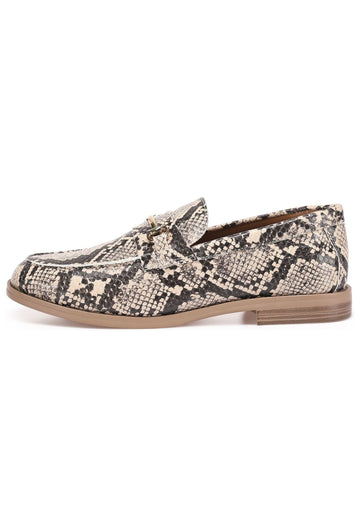 Slipper Inuovo Slipper Leder Beige/Schwarz