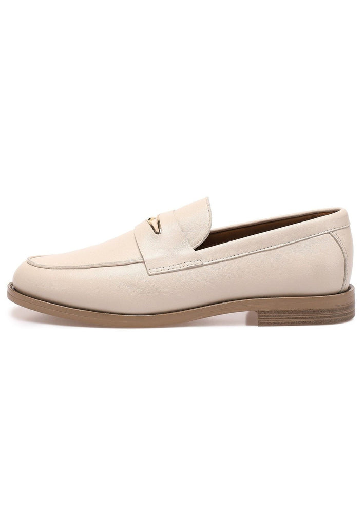 Slipper Inuovo Slipper Leder Crema