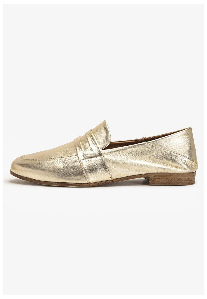 Slipper Inuovo Slipper Leder Gold