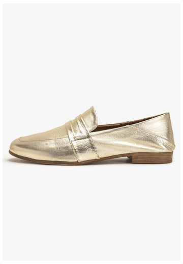 Slipper Inuovo Slipper Leder Gold
