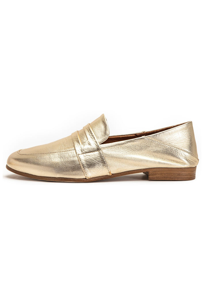 Slipper Inuovo Slipper Leder Gold