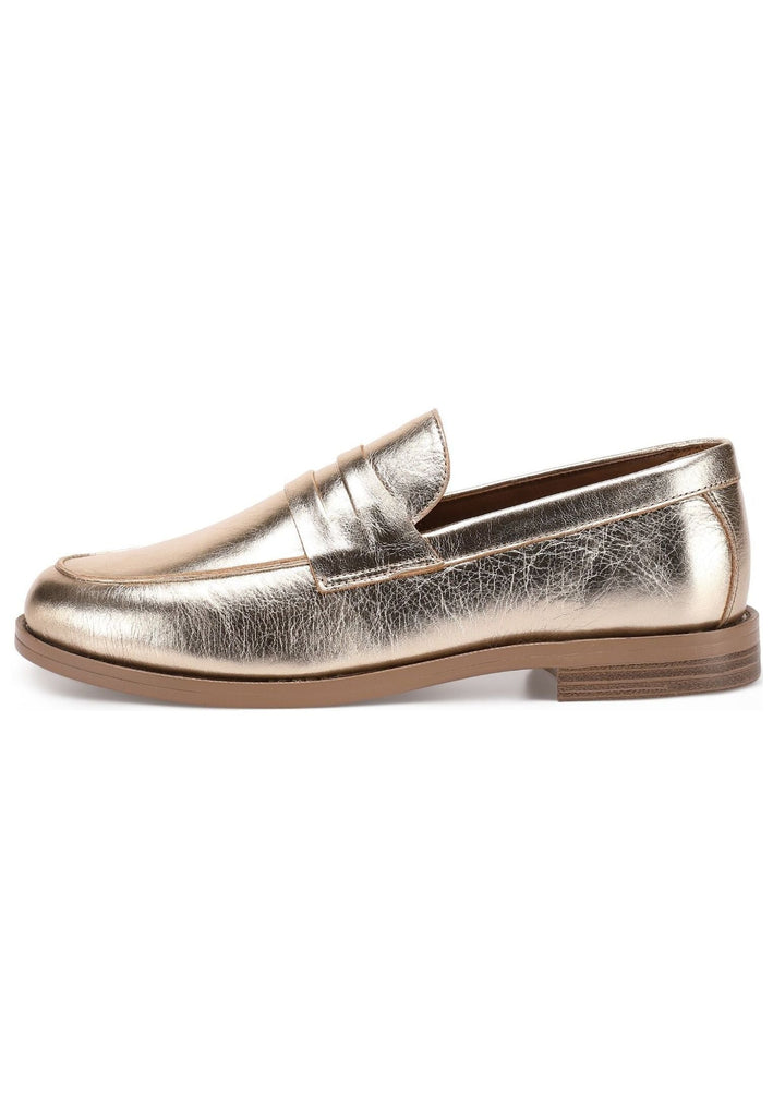 Slipper Inuovo Slipper Leder Gold