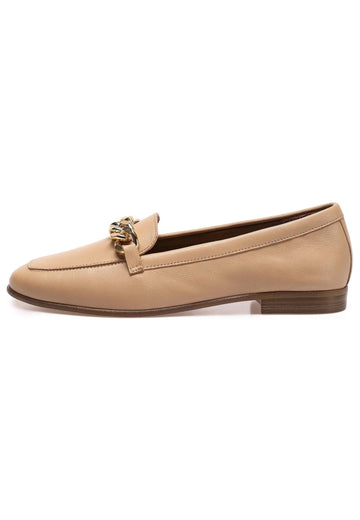 Slipper Inuovo Slipper Leder Hellbraun