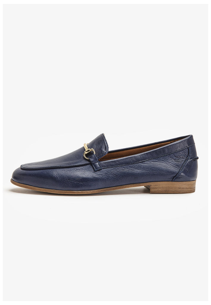 Slipper Inuovo Slipper Leder Navy