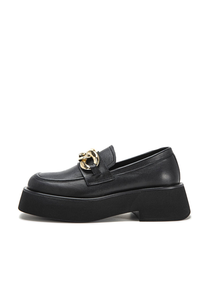 Slipper Inuovo Slipper Leder Schwarz