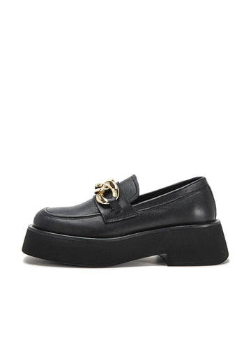 Slipper Inuovo Slipper Leder Schwarz