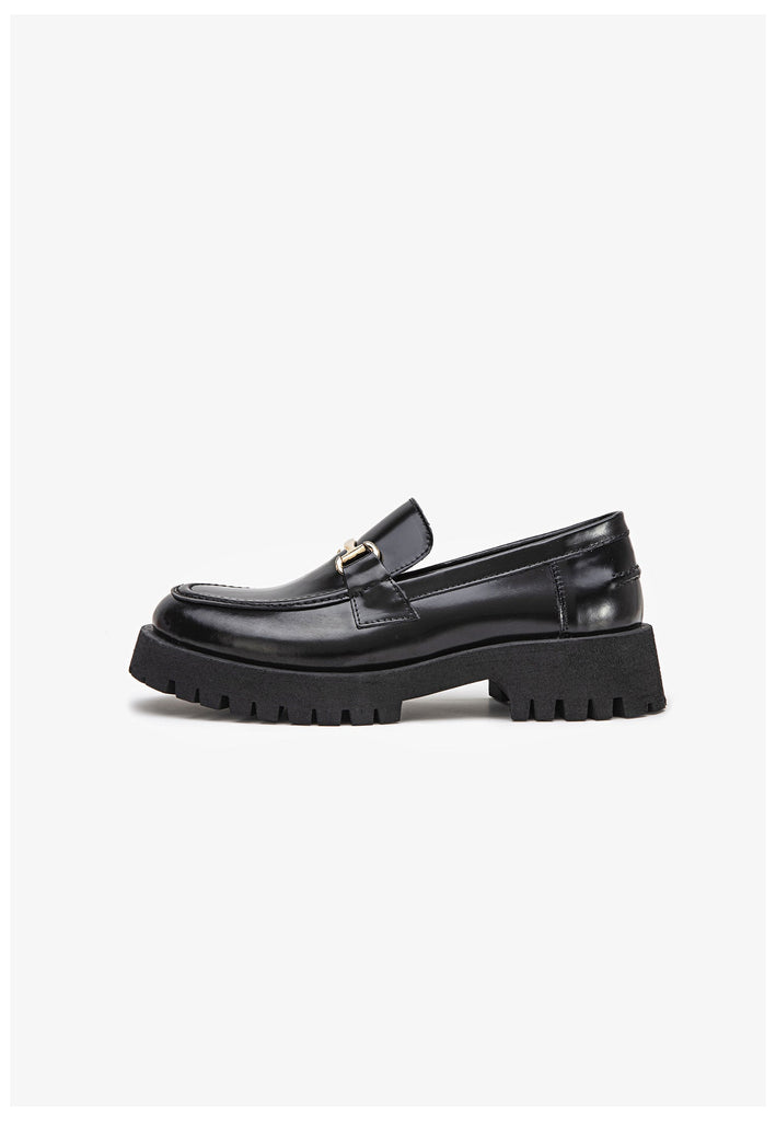 Slipper Inuovo Slipper Leder Schwarz